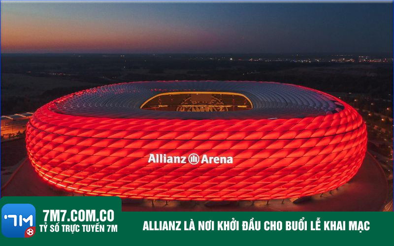 Allianz la noi khoi dau cho buoi le khai mac Allianz là nơi khởi đầu cho buổi lễ khai mạc